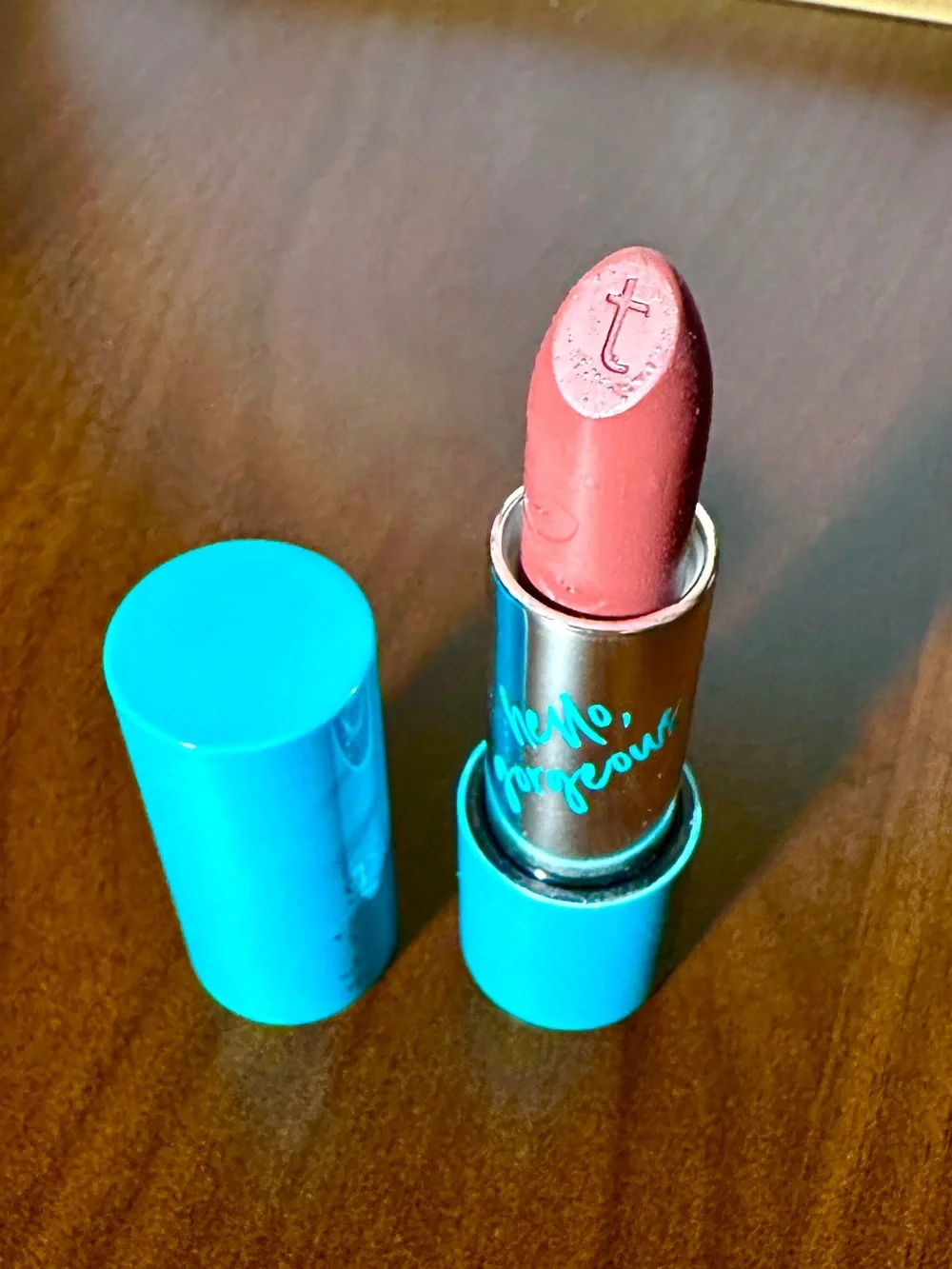 *Flaw* Thrive Causemetics Headliner Lipstick AQUILA Warm Rose Mauve 0.13